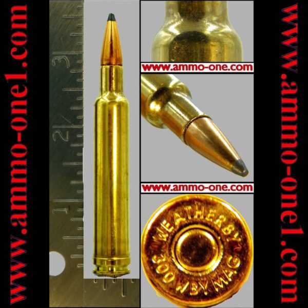 .300 weatherby magnum, "weatherby","new"mint & bright! newer h/s, jsp, one cartridge not a box!