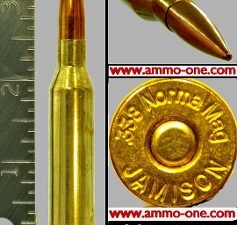.338 norma mag. jamison h/, 300 gr. jhp, one cartridge not a box .338 norma mag. jamison h/, 300 gr. jhp, one cartridge not a box