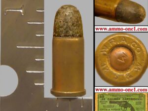 .32 smith & wesson short, "w.r.a." h/s, "w" on primer, one cartridge not the box. .32 smith & wesson short, "w.r.a." h/s, "w" on primer, one cartridge not the box.