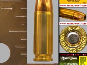 30 super carry by remington, 100 gr. jhp, one cartridge not a box.