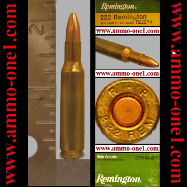 .222 remington by remington, "fmj", "r p"h/s, some nice *patina* one cartridge not a box! .222 remington by remington, "fmj", "r p"h/s, some nice *patina* one cartridge not a box!
