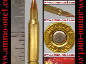 .222 remington by hornady, new, bright "hornady" h/s, v max, one cartridge not a box!