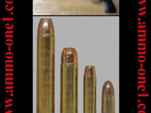 size comparison .500 bushwhacker with 500 s&w mag., 357 mag. and 9mm luger